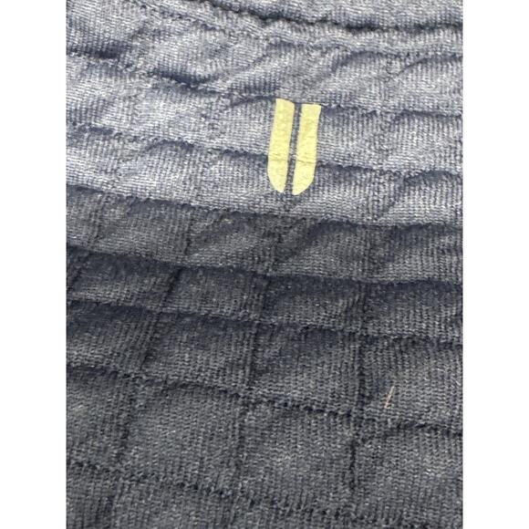 NOBULL Women’s L Navy Blue Quilted Crew Neck Pullover Sweatshirt Active Crossfit - Picture 5 of 6